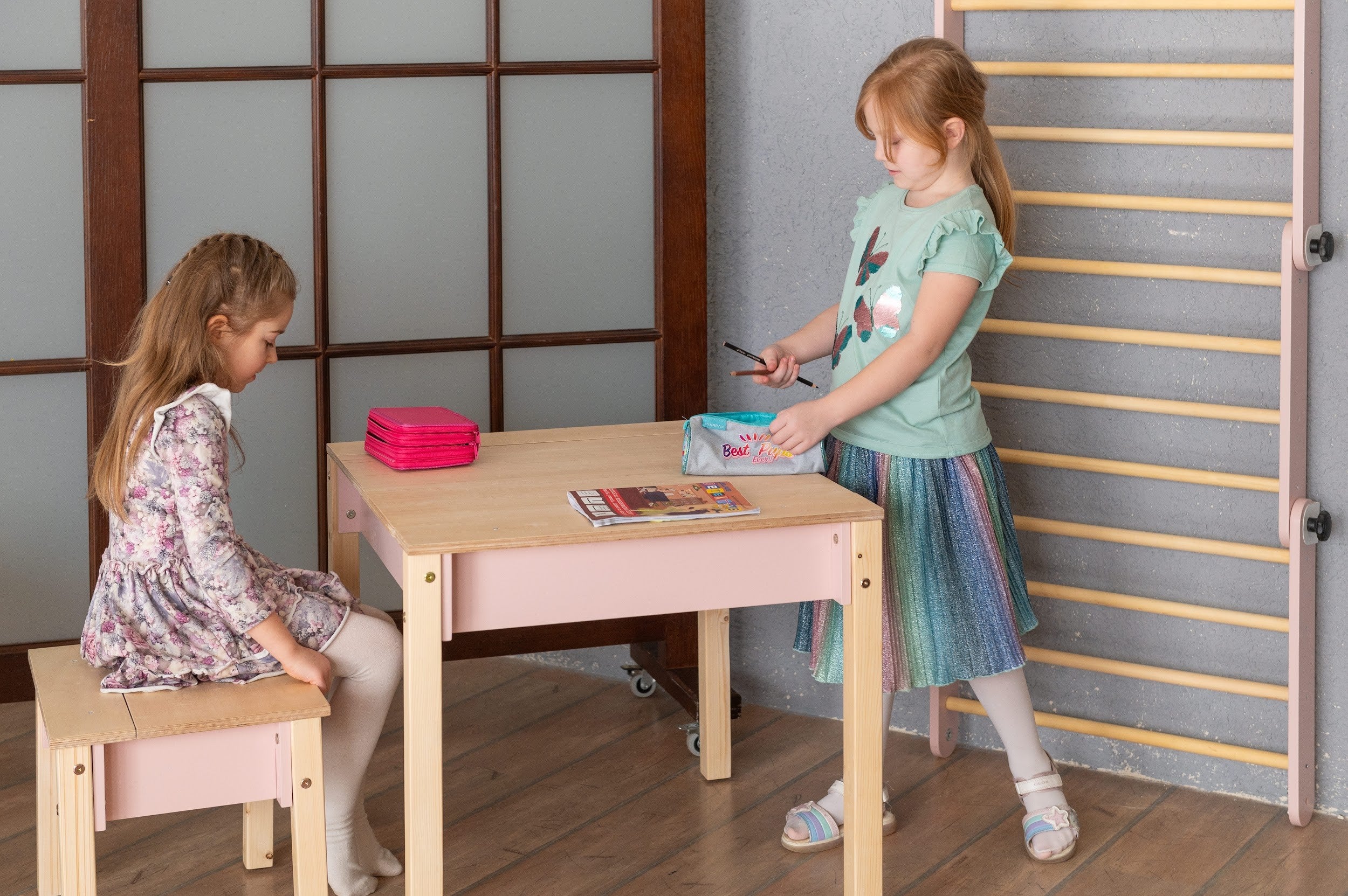 Smart Storage Table and Chair Set