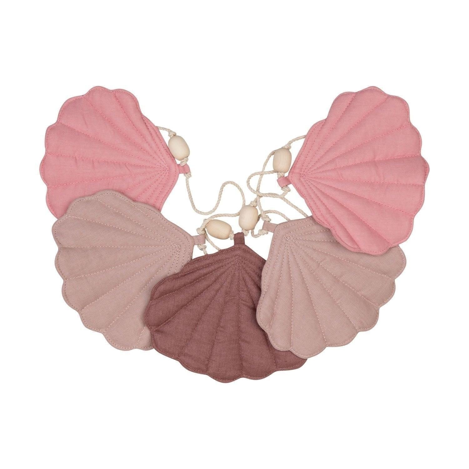 Shell Garland - Powder Pink