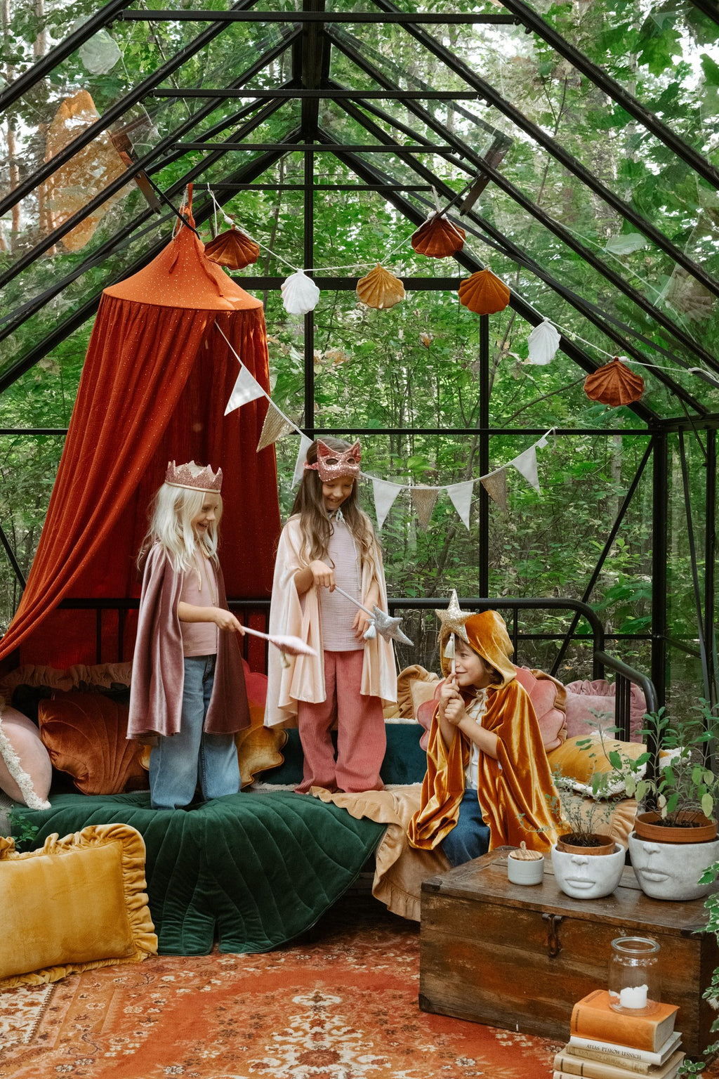 Magic Cape Costume - Pink Riding Hood