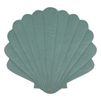 Organic Cotton and Velvet Shell Playmat - Mint