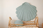 Organic Cotton and Velvet Shell Playmat - Mint
