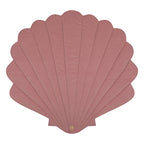 Organic Cotton and Velvet Shell Playmat - Powder Pink