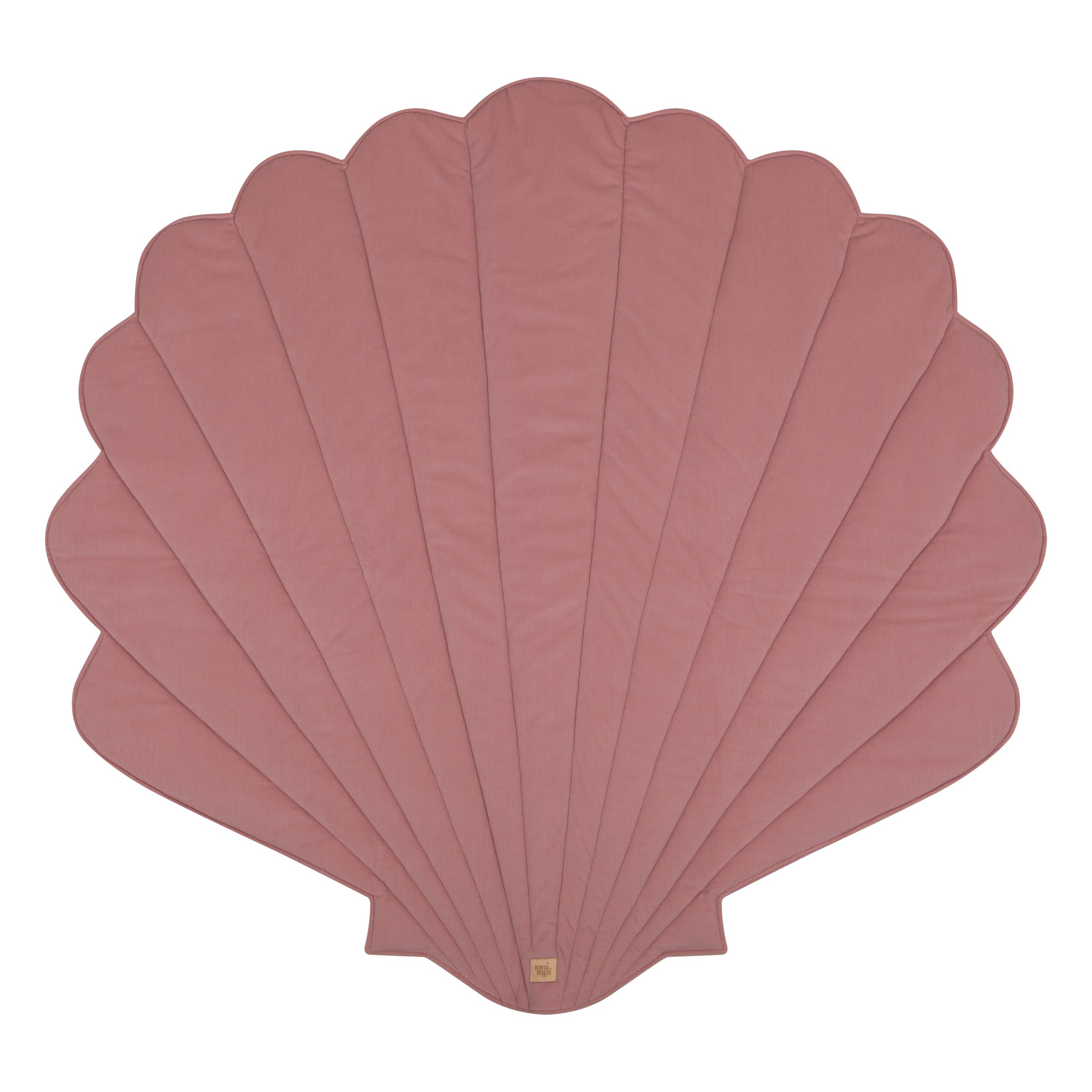 Organic Cotton and Velvet Shell Playmat - Powder Pink