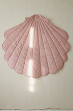 Organic Cotton and Velvet Shell Playmat - Powder Pink