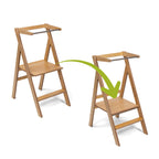 STEP'n'FOLD Foldable Helper Tower - Natural Wood